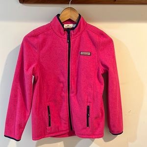 Vineyard Vines pink fleece, girls size 14